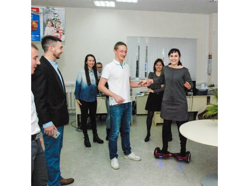 Первый мини сигвей Smart Balance добрался до победителя