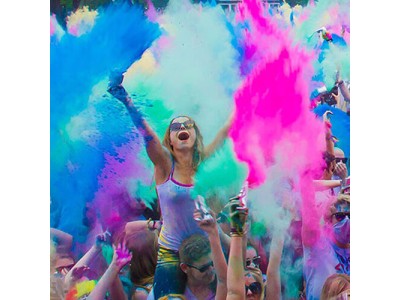 Такого еще не было! ColorFest - сочетание цветных красок и крутых гироскутеров!