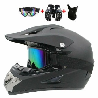 Мотошлем Off-Road Helmets - Full Helmets черный (S,M,L,XL)