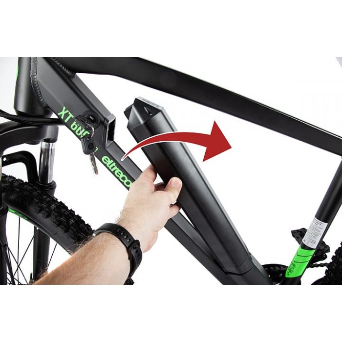 Электровелосипед Eltreco XT 600 Pro 2024 Серо-синий