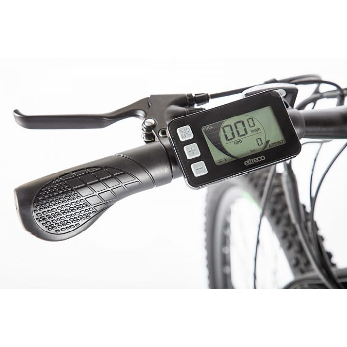 Электровелосипед Eltreco XT 800 Pro 2024 Чёрно-зелёный