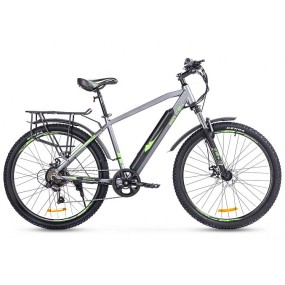 Электровелосипед Eltreco XT 800 Pro Серо-зелёный