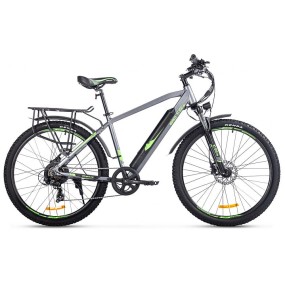 Электровелосипед Eltreco XT 850 Pro 2024 Серо-зелёный