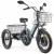 Электротрицикл Green City e-Alfa Trike Тёмно-серый