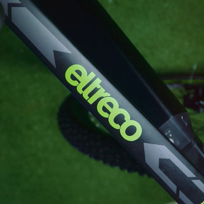 Велогибрид Eltreco Ultra LITE Чёрно-зелёный
