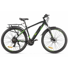 Велогибрид Eltreco Ultra MAX PRO Чёрно-зелёный