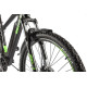 Велогибрид Eltreco Ultra Trend Up Чёрно-зелёный