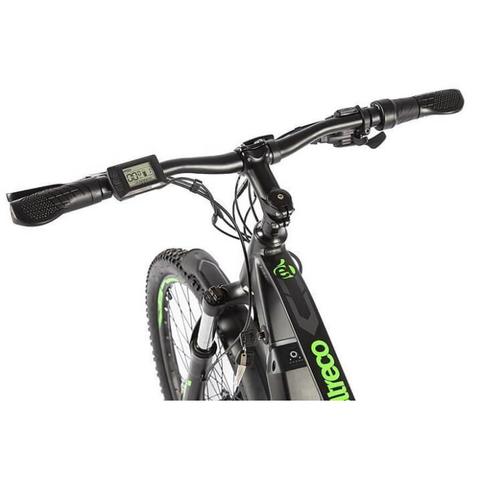 Велогибрид Eltreco Ultra Trend Up Чёрно-зелёный