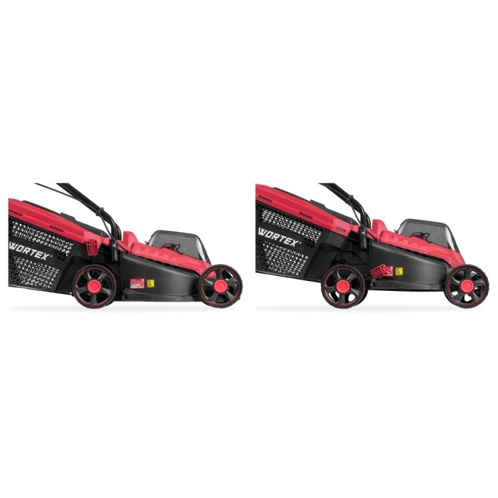Газонокосилка аккумуляторная WORTEX CLM 3336 ALL1 XLT SET БЕСЩЁТ.ДВИГ., 18В+18В, шир.330 мм