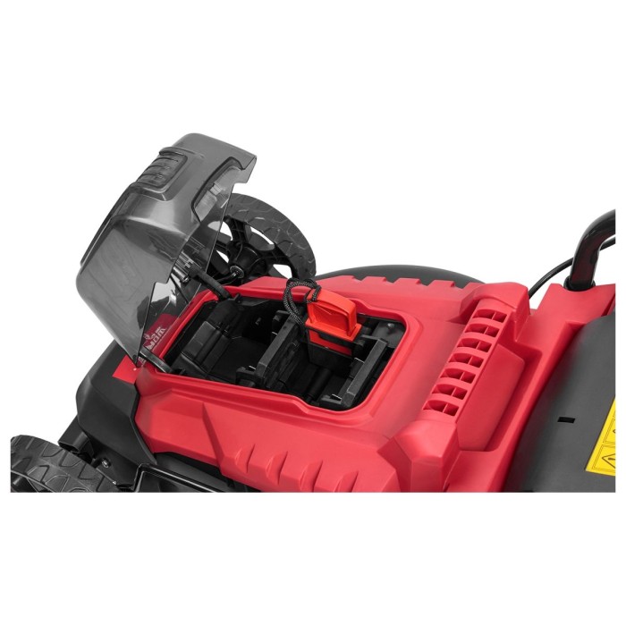 Газонокосилка аккумуляторная WORTEX CLM 3336 ALL1 XLT SET БЕСЩЁТ.ДВИГ., 18В+18В, шир.330 мм