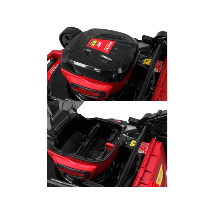 Газонокосилка аккумуляторная WORTEX CLM 4536-2 в кор. XLT SET БЕСЩЁТ.ДВИГ., САМОХОД., 18В+18В