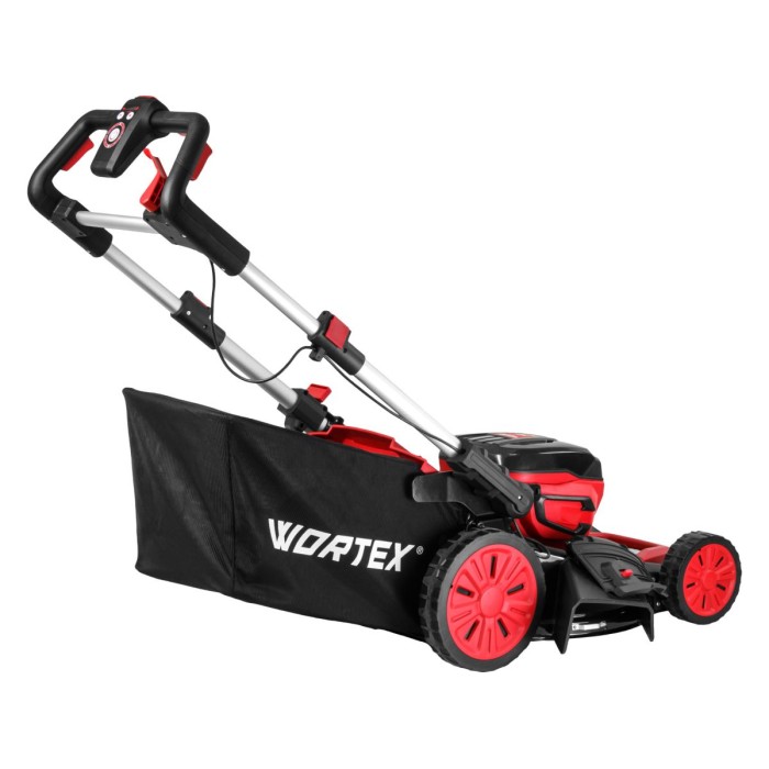 Газонокосилка аккумуляторная WORTEX CLM 4536-2 в кор. XLT SOLO БЕСЩЁТ.ДВИГ., CАМОХОД., 18В+18В
