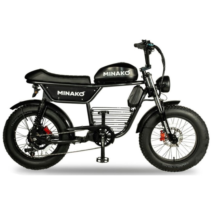 Электровелосипед Minako Bike Чёрный