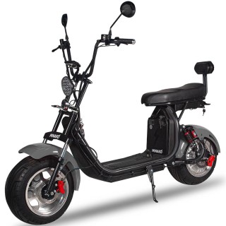 Электроскутер Minako Rex двухколёсный Серый