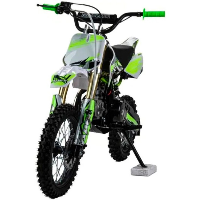 Питбайк Motoland 110 APEX10 E 14/12 автомат Зелёный