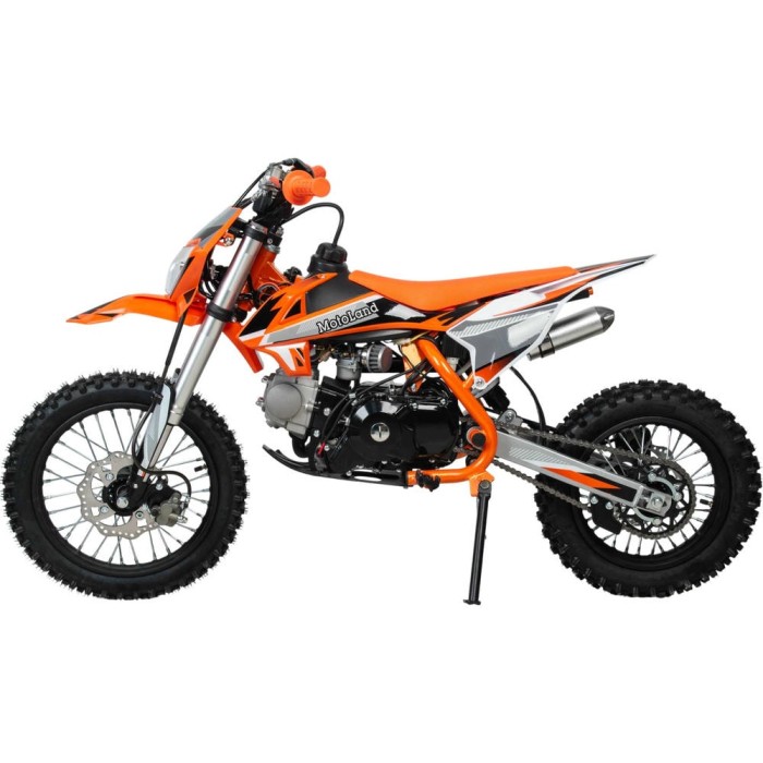 Питбайк Motoland 125 SX 125 E 14/12 Оранжевый