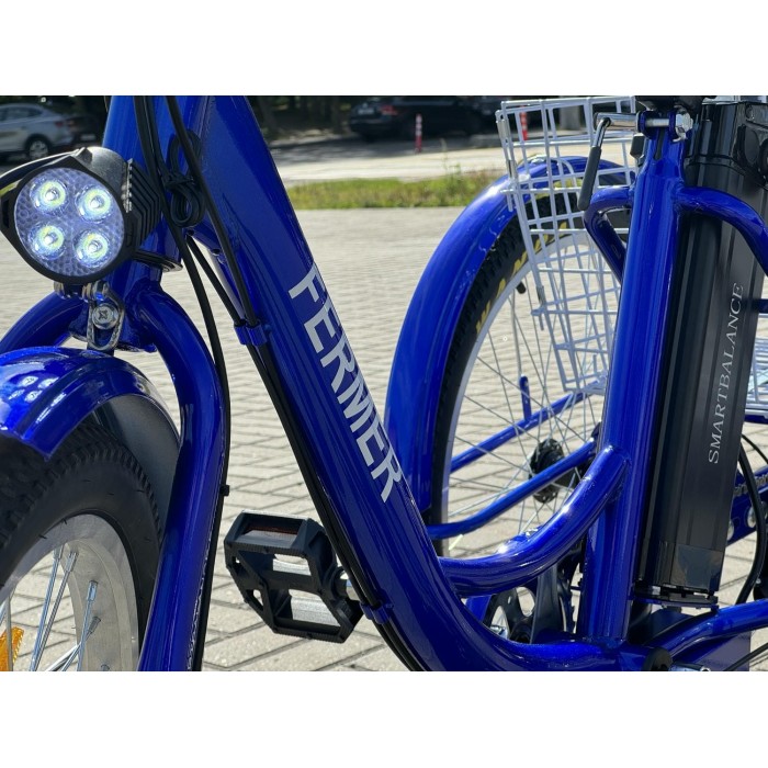 Трехколесный электровелосипед SmartBalance Fermer Синий (2024)