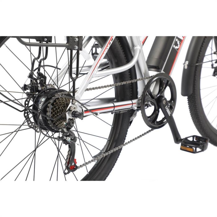 Электровелосипед WHITE SIBERIA CAMRY LIGHT 500W (Чёрный)