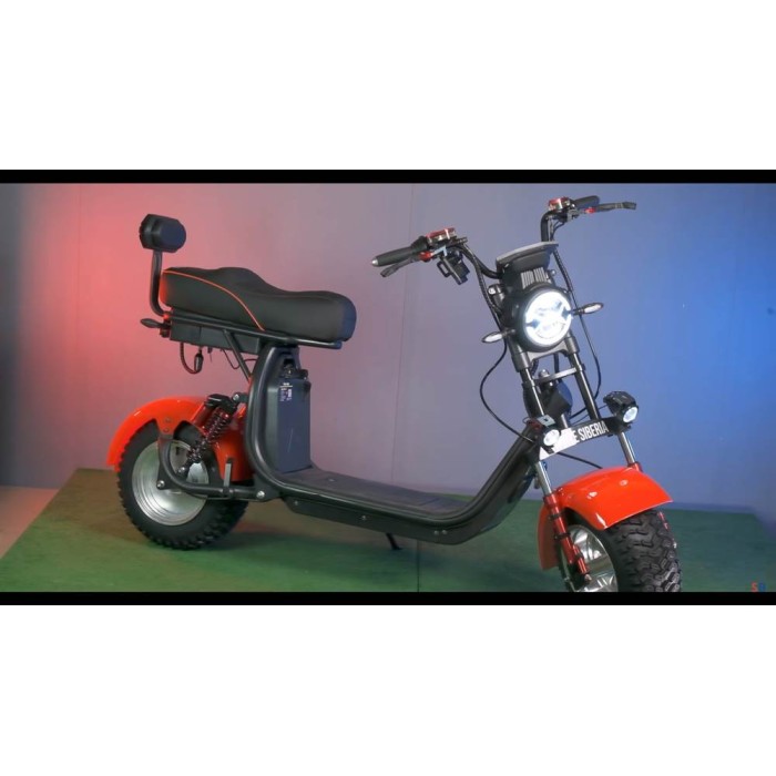 Электроскутер White Siberia PRO 2500w 21ah Красный