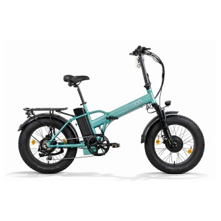 Электровелосипед Eltreco BAD DUAL NEW Бирюзовый