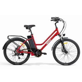 Электровелосипед Eltreco Moon Красный глянец