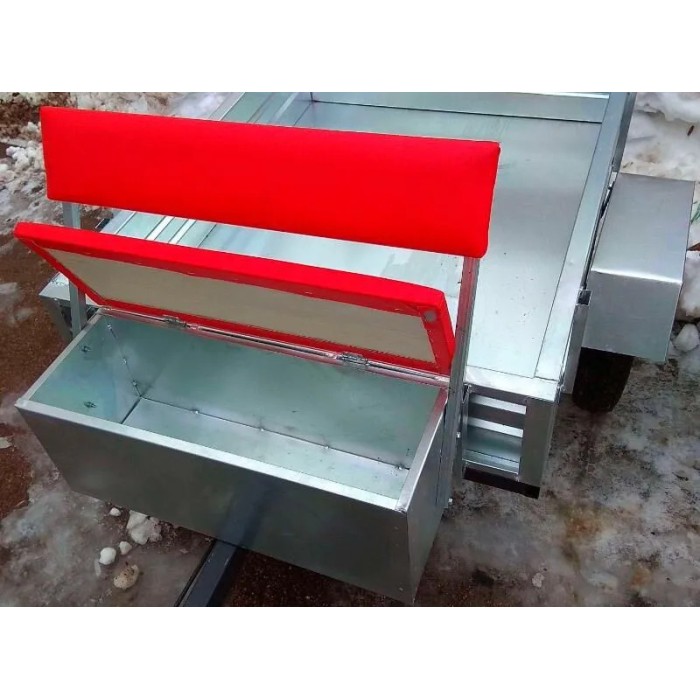 Прицеп оцинкованный ТМ-1700, колёса 5*10