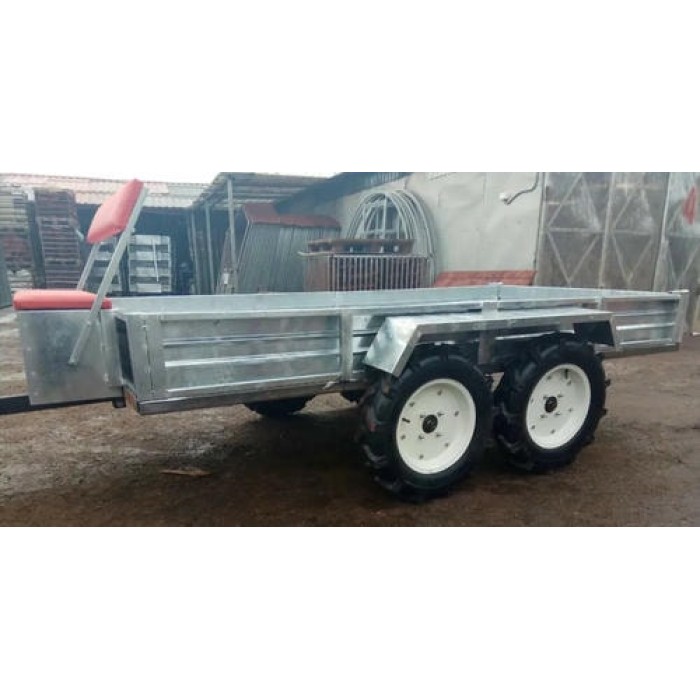 Прицеп оцинкованный ТМ-2500, колёса 6*12