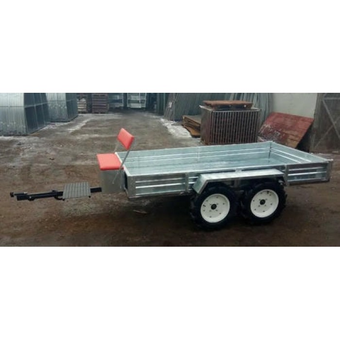 Прицеп оцинкованный ТМ-2500, колёса 6*12