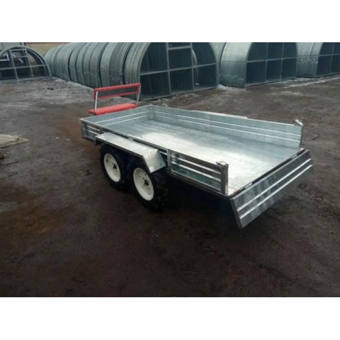 Прицеп оцинкованный ТМ-2500, колёса 6*12
