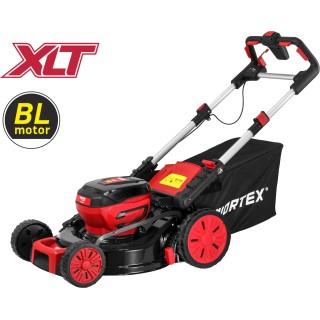Газонокосилка аккумуляторная WORTEX CLM 4536-2 в кор. XLT SOLO БЕСЩЁТ.ДВИГ., CАМОХОД., 18В+18В