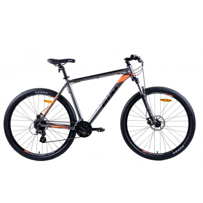 Велосипед Aist Slide 1.0 29.5 (17,5, серый/оранжевый, 2021)