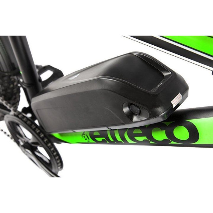 Электровелосипед Eltreco XT 800 new чёрно-зелёный