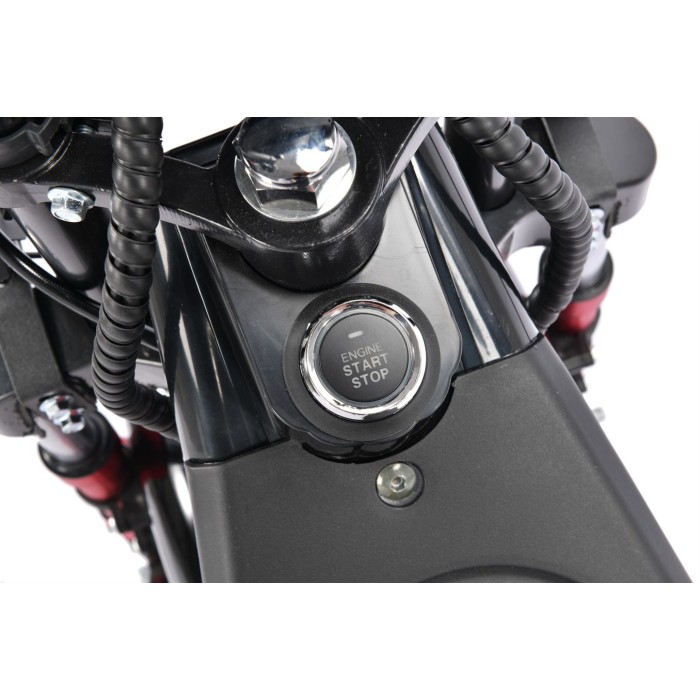 Электроскутер White Siberia PRO 2500w 42ah Черный