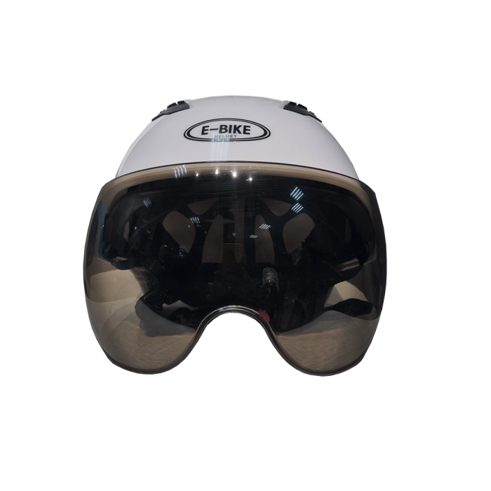 Шлем защитный E-Bike белый