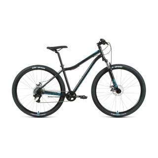 Велосипед FORWARD SPORTING 29 2.2 disc черный / бирюзовый 19" 2021