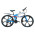 Велосипед на литых дисках BMW X6 Бело-голубой 2022 складной