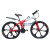 Велосипед на литых дисках BMW X6 Бело-красный 2022 складной