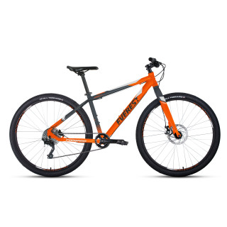 Велосипед FORWARD EVEREST 29 оранжевый / серый 17" 2021 17" 2021мат.