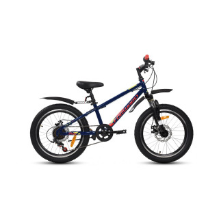 Детский велосипед FORWARD UNIT 20 3.2 DISC темно-синий/красный 10" 10.5" 2021