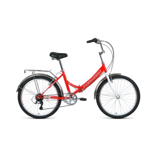 Велосипед FORWARD VALENCIA 24 2.0 красный / серый 16" 2021