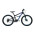 Велосипед FORWARD RAPTOR 24 2.0 disc черный / бирюзовый 15" 2021