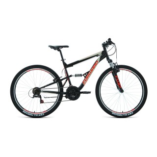 Велосипед FORWARD RAPTOR 27,5 1.0 черный / красный 18" 2021