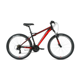 Велосипед FORWARD FLASH 26 1.2 S черный / красный 17" 2021