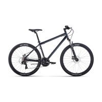 Велосипед FORWARD SPORTING 27,5 2.2 disc темно-серый / черный 17" 2021