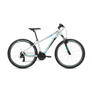 Велосипед FORWARD APACHE 27,5 1.2 S серый / бирюзовый 15" 2021