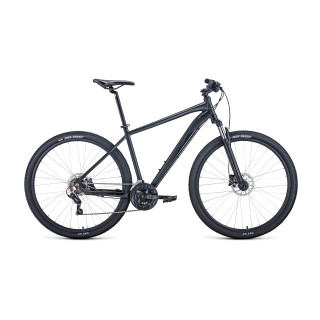 Велосипед FORWARD APACHE 29 3.2 disc черный матовый / черный 17" 2021